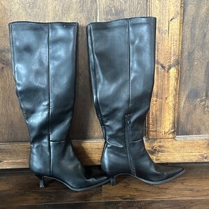 Madden Girl Black Heeled Boots